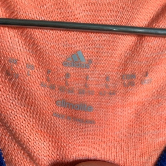 Adidas Climalite Neon Orange Tank Top - Picture 3 of 7